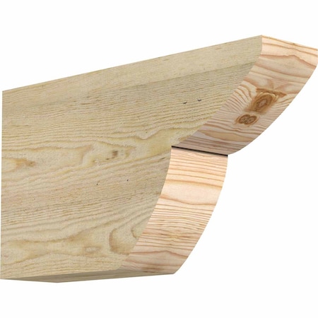 Ekena Millwork Crestline Rough Sawn Rafter Tail, Douglas Fir, 4"W x 10"H x 18"L RFT04X10X18CRE00RDF